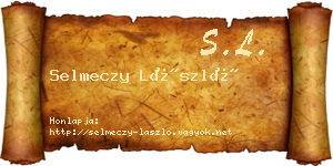 Selmeczy László névjegykártya